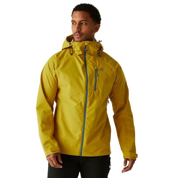 Dare 2B Mens Breathe Out Waterproof Jacket / Yellow Gold